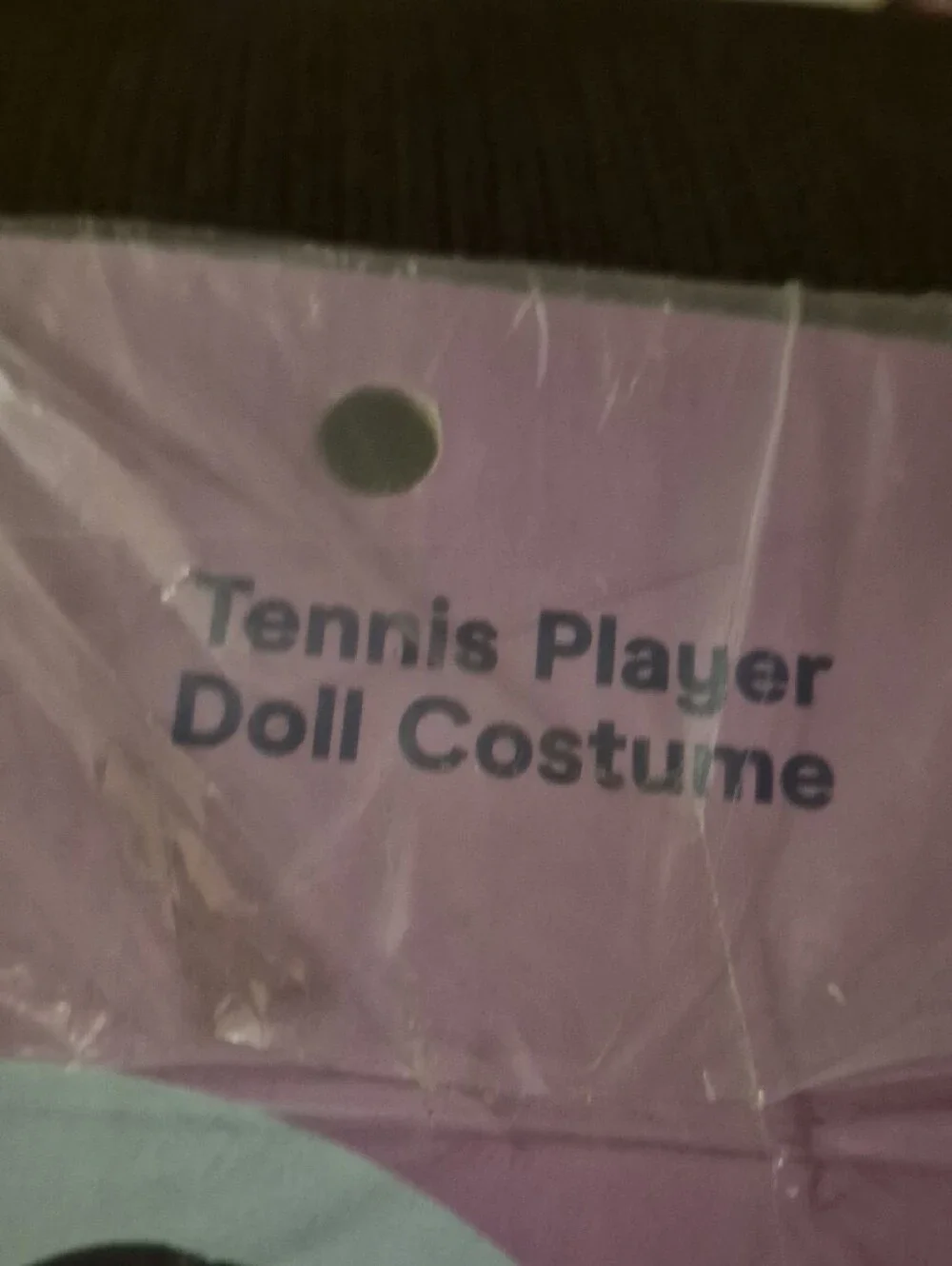 Kids Tennis Player Doll Outfit in White, Green & Yellow Doll 14